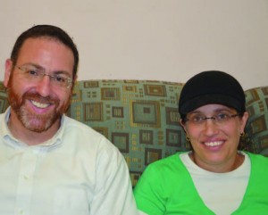 Jeff and Elyssa Aftel made aliyah in 2005 to Bet Shemesh. They have six children, ages four to twenty-one. Photo: Zvi Volk 