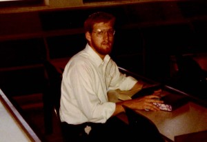 Rabbi Ron Yitzchok Eisenman as a young yeshiva bochur learning in Yeshivat Har Etzion. Courtesy of Rabbi Eisenman