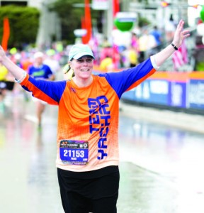 Vicki Ross, a Chicago social worker who ran with Team Yachad.